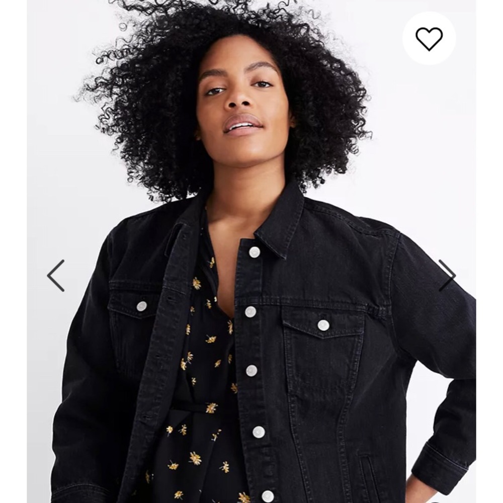 Madewell Oversized Jean Jacket in Lunar Wash